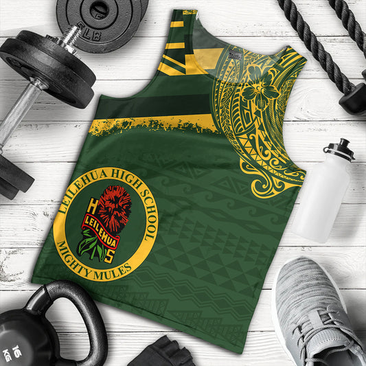 Hawaii Tank Top Leilehua High School With Crest Style