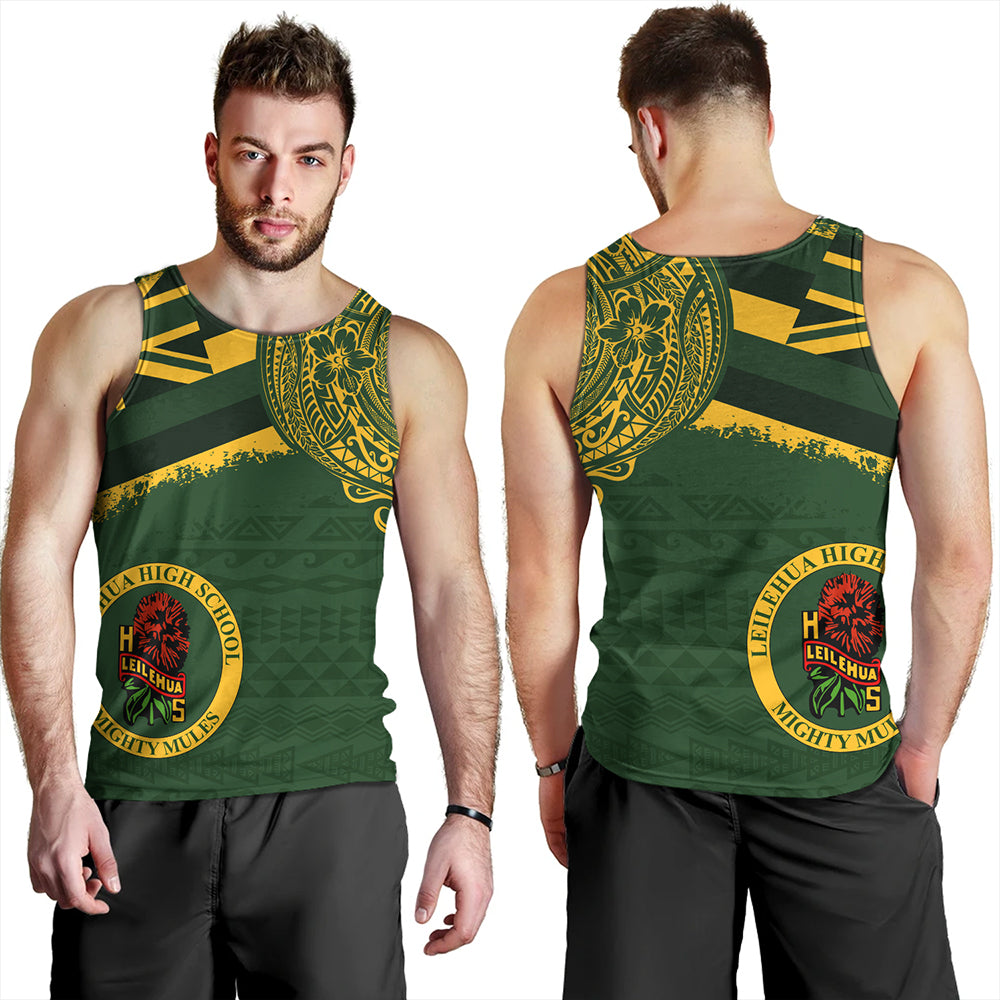 Hawaii Tank Top Leilehua High School With Crest Style
