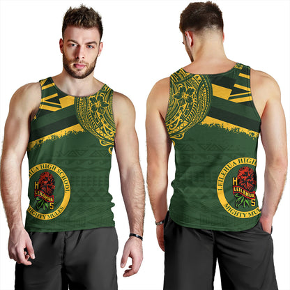 Hawaii Tank Top Leilehua High School With Crest Style