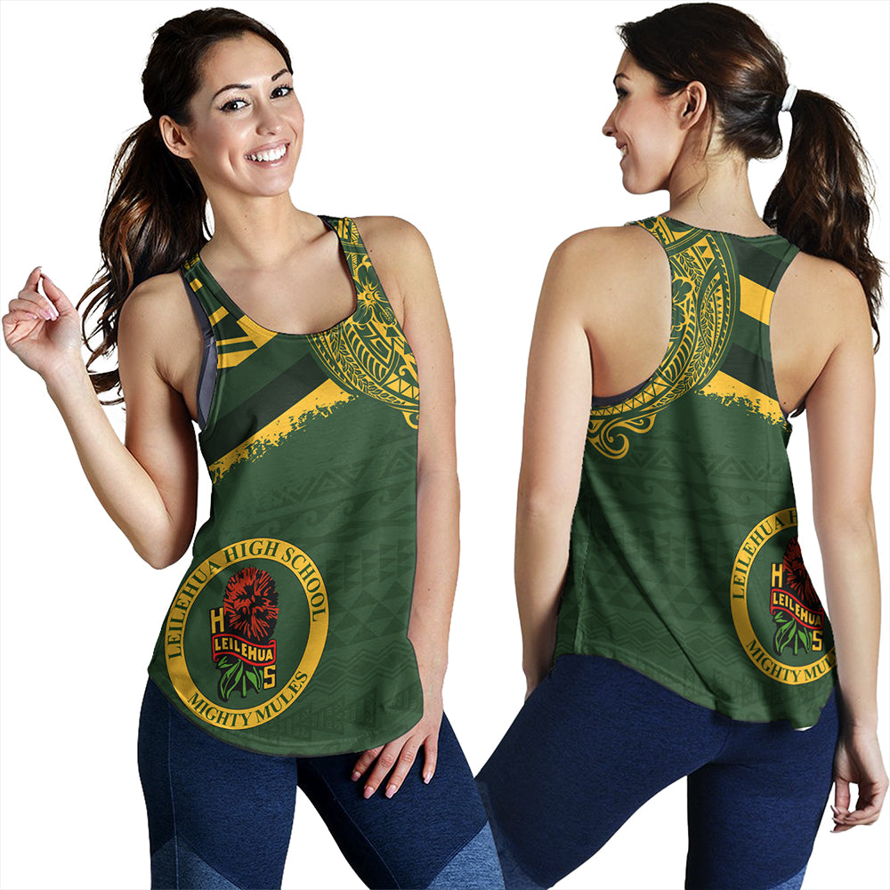 Hawaii Women Tank Leilehua High School With Crest Style