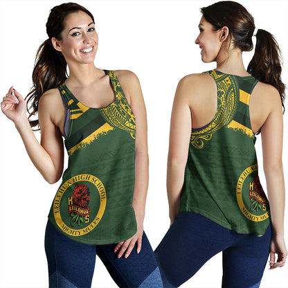 Hawaii Women Tank Leilehua High School With Crest Style