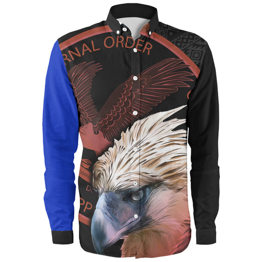 Philippines Long Sleeve Shirt The Fraternal Order Of Eagles Polynesian