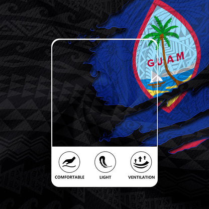 Guam Rugby Jersey Micronesian Tribal Crack Style