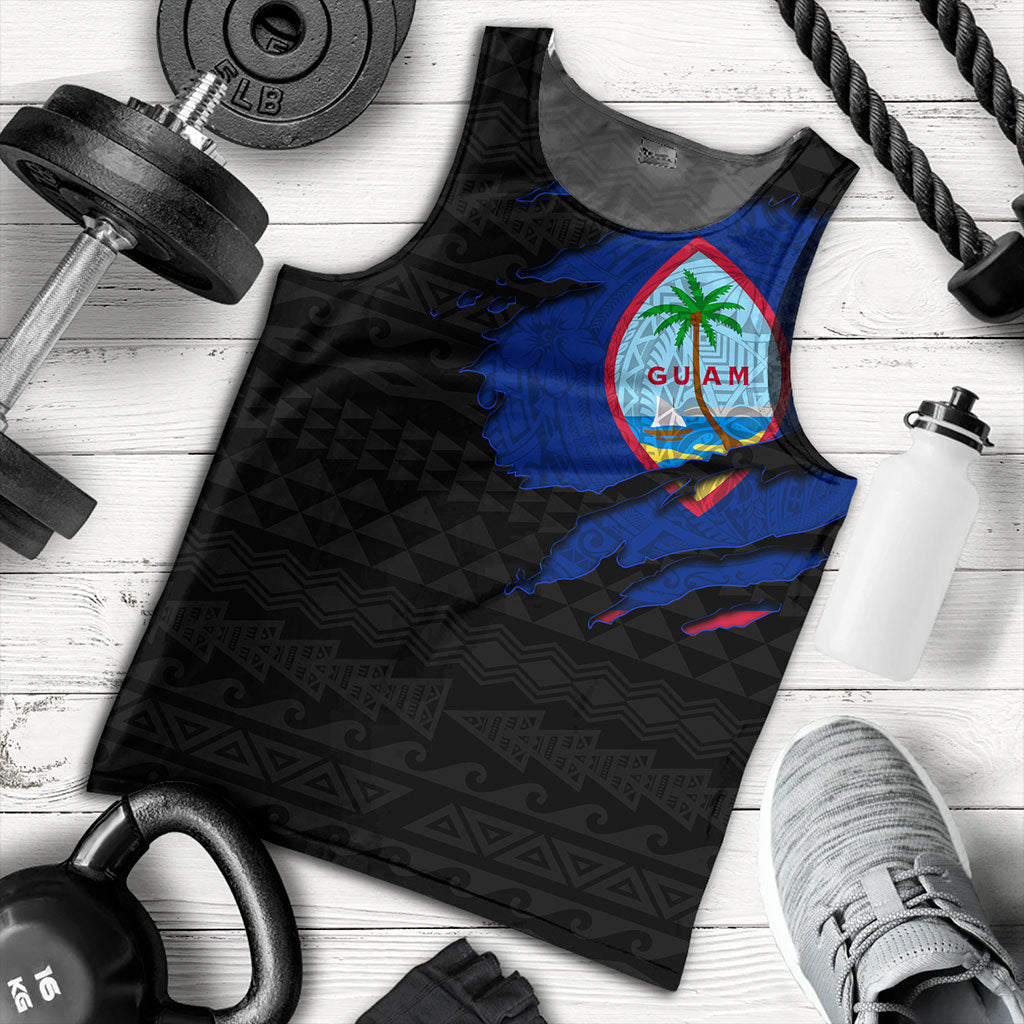 Guam Tank Top Micronesian Tribal Crack Style