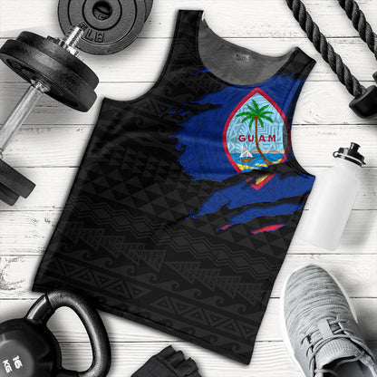 Guam Tank Top Micronesian Tribal Crack Style