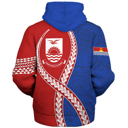Kiribati Sherpa Hoodie Tribal Polynesian In My Heart