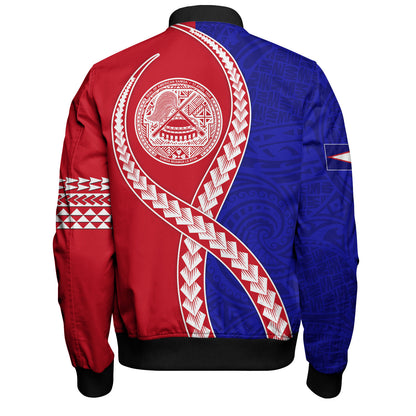 American Samoa Bomber Jacket Tribal Polynesian In My Heart