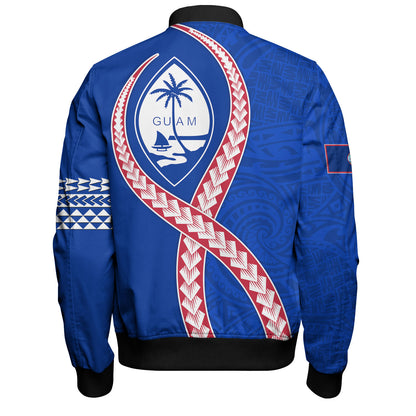 Guam Bomber Jacket Tribal Polynesian In My Heart