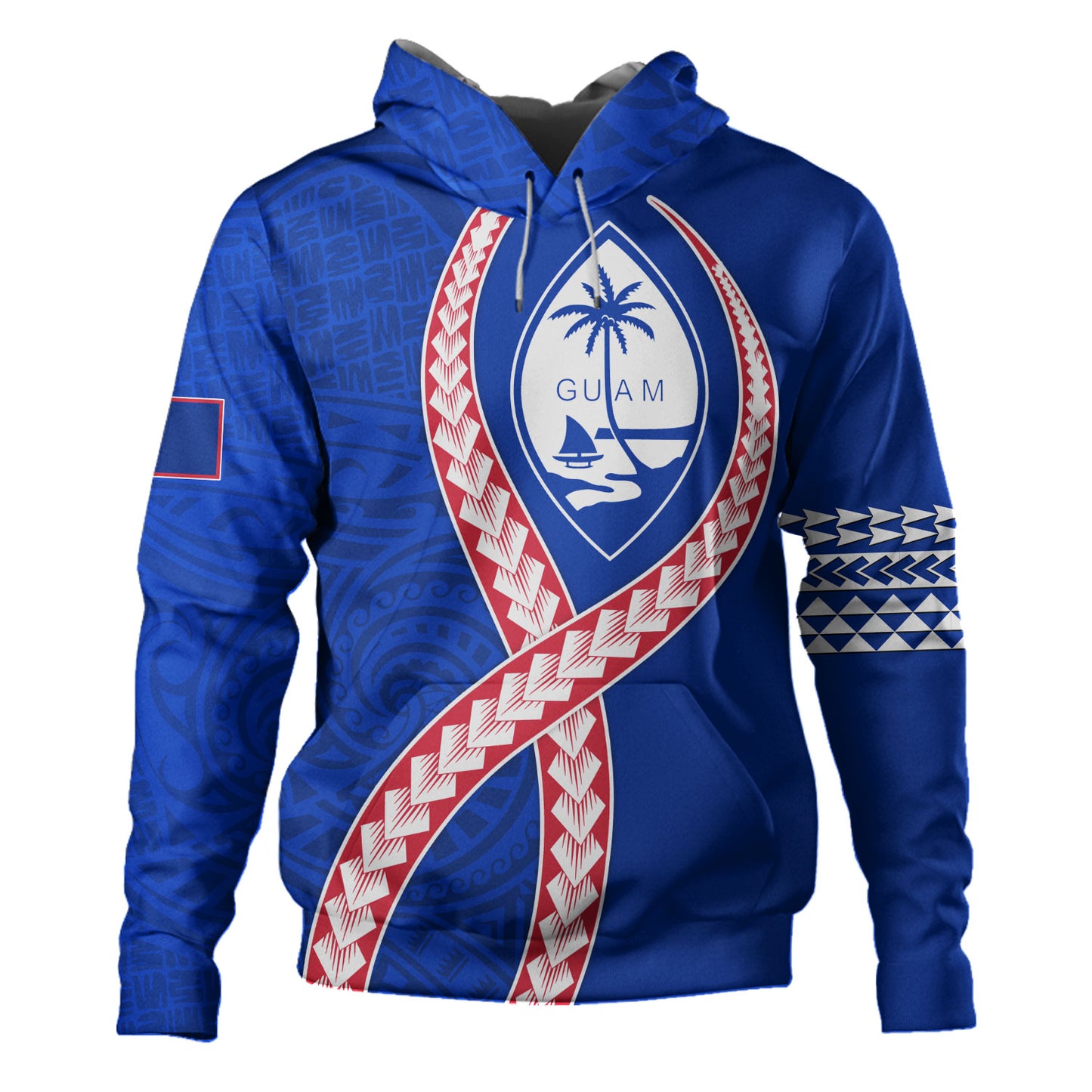 Guam Hoodie Tribal Polynesian In My Heart