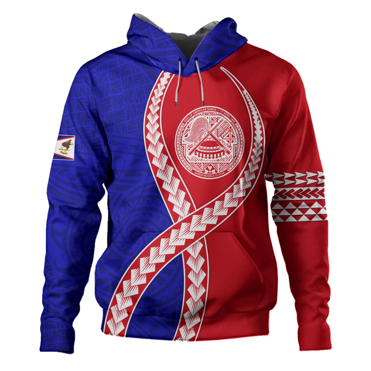 American Samoa Hoodie Tribal Polynesian In My Heart