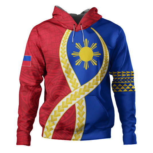 Philippines Filipinos Hoodie Tribal Polynesian In My Heart