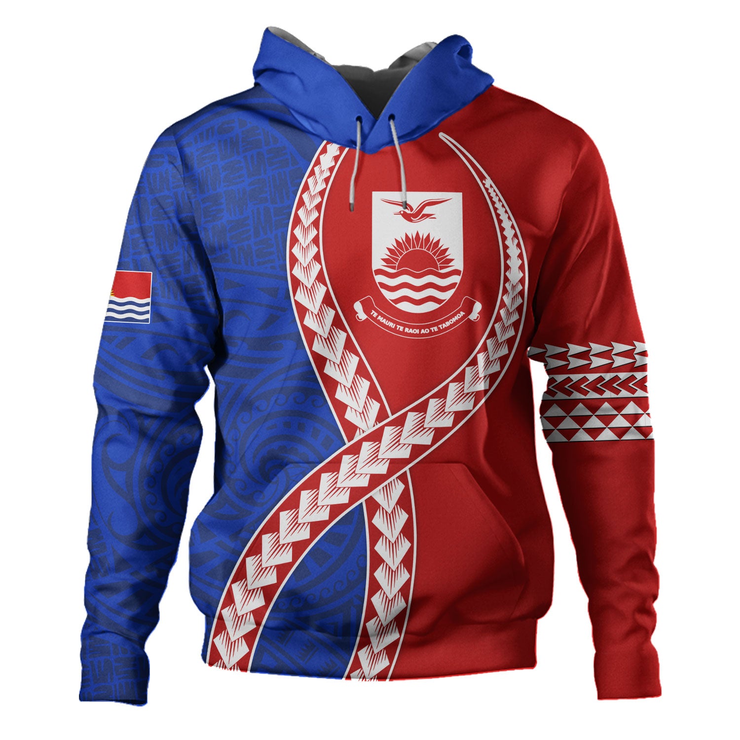Kiribati Hoodie Tribal Polynesian In My Heart