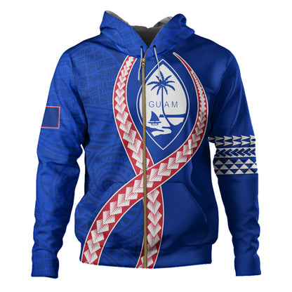 Guam Hoodie Tribal Polynesian In My Heart