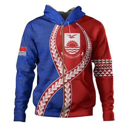 Kiribati Hoodie Tribal Polynesian In My Heart