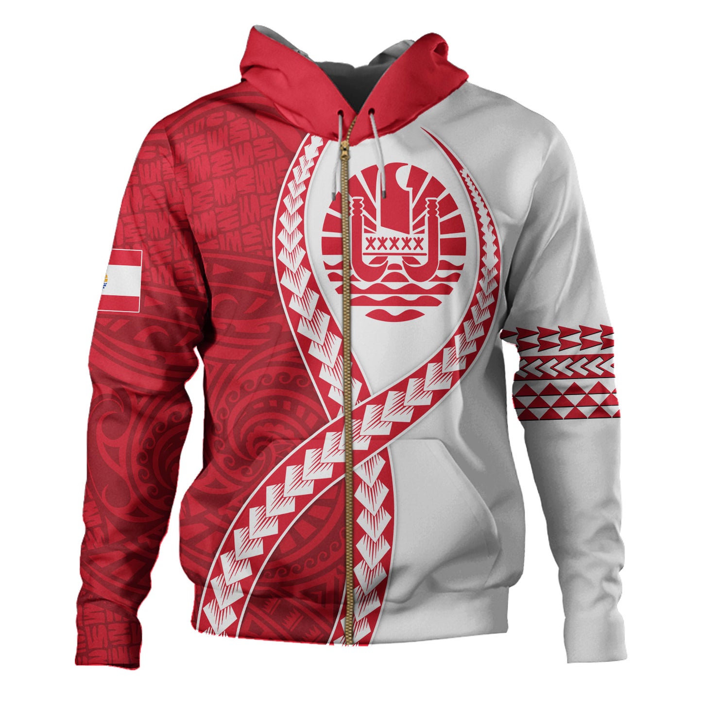Tahiti Hoodie Tribal Polynesian In My Heart