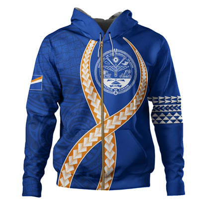 Marshall Islands Hoodie Tribal Polynesian In My Heart