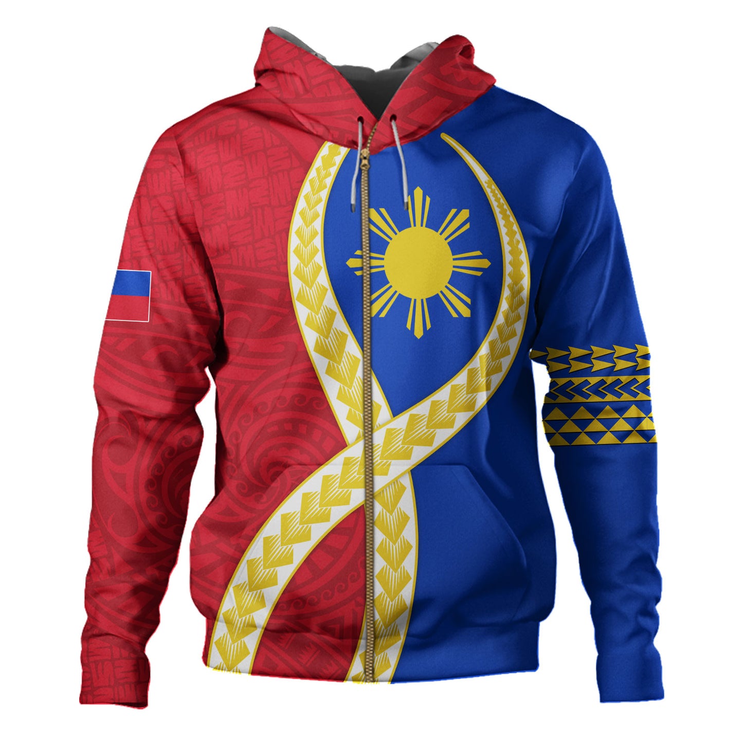 Philippines Filipinos Hoodie Tribal Polynesian In My Heart