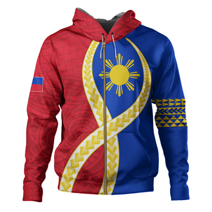 Philippines Filipinos Hoodie Tribal Polynesian In My Heart