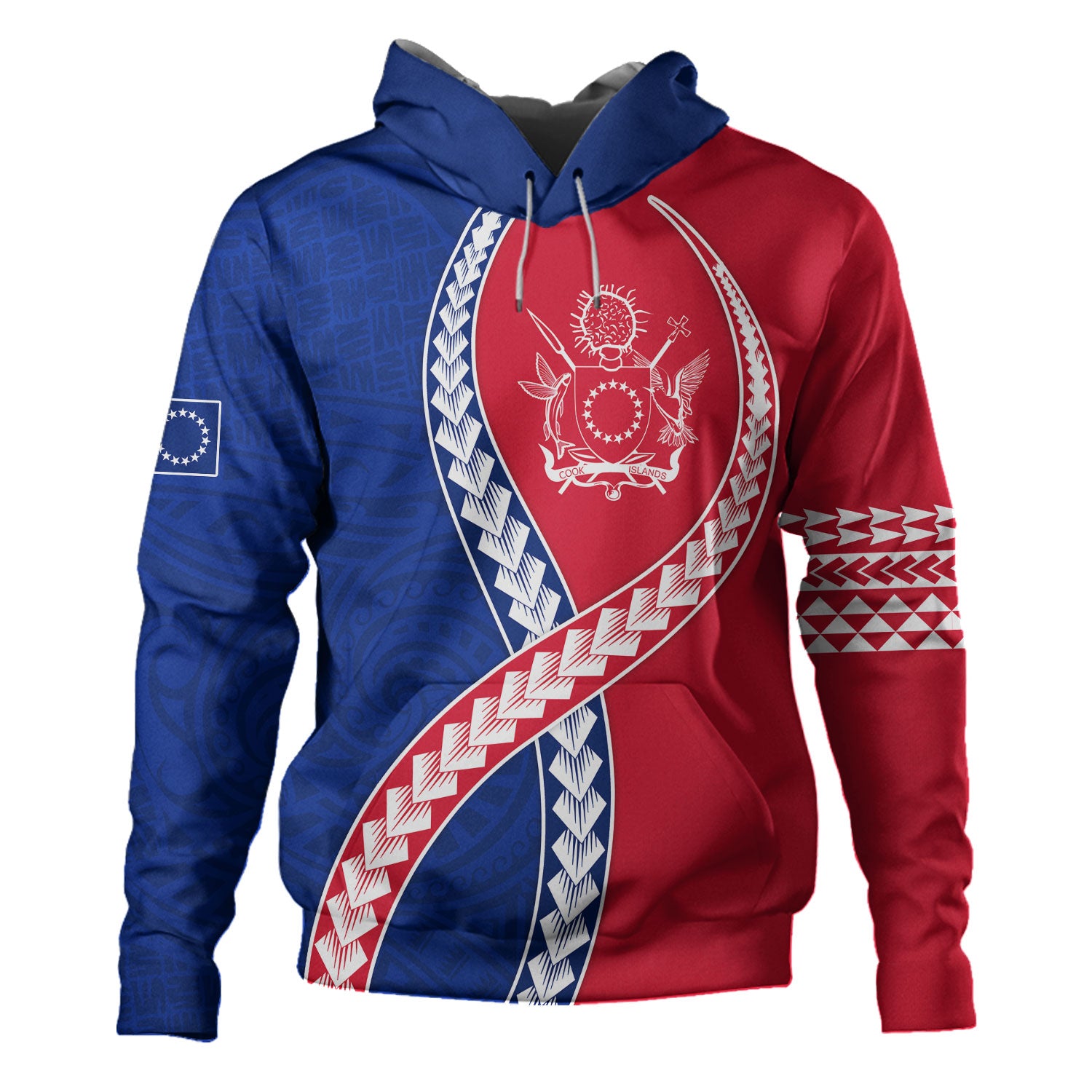 Cook Islands Hoodie Tribal Polynesian In My Heart