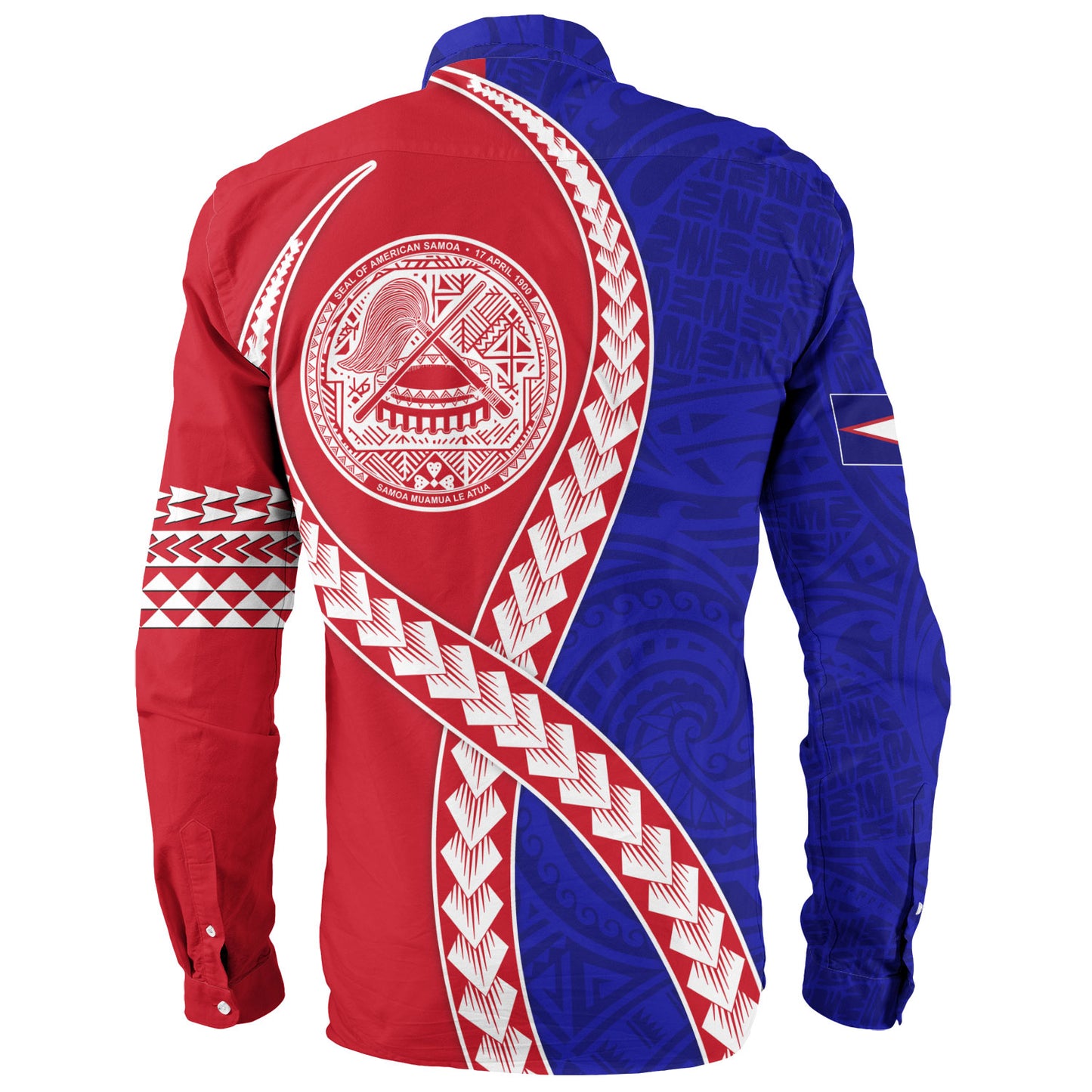 American Samoa Long Sleeve Shirt Tribal Polynesian In My Heart