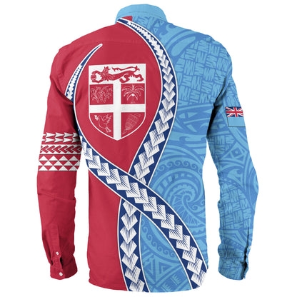 Fiji Long Sleeve Shirt Tribal Polynesian In My Heart