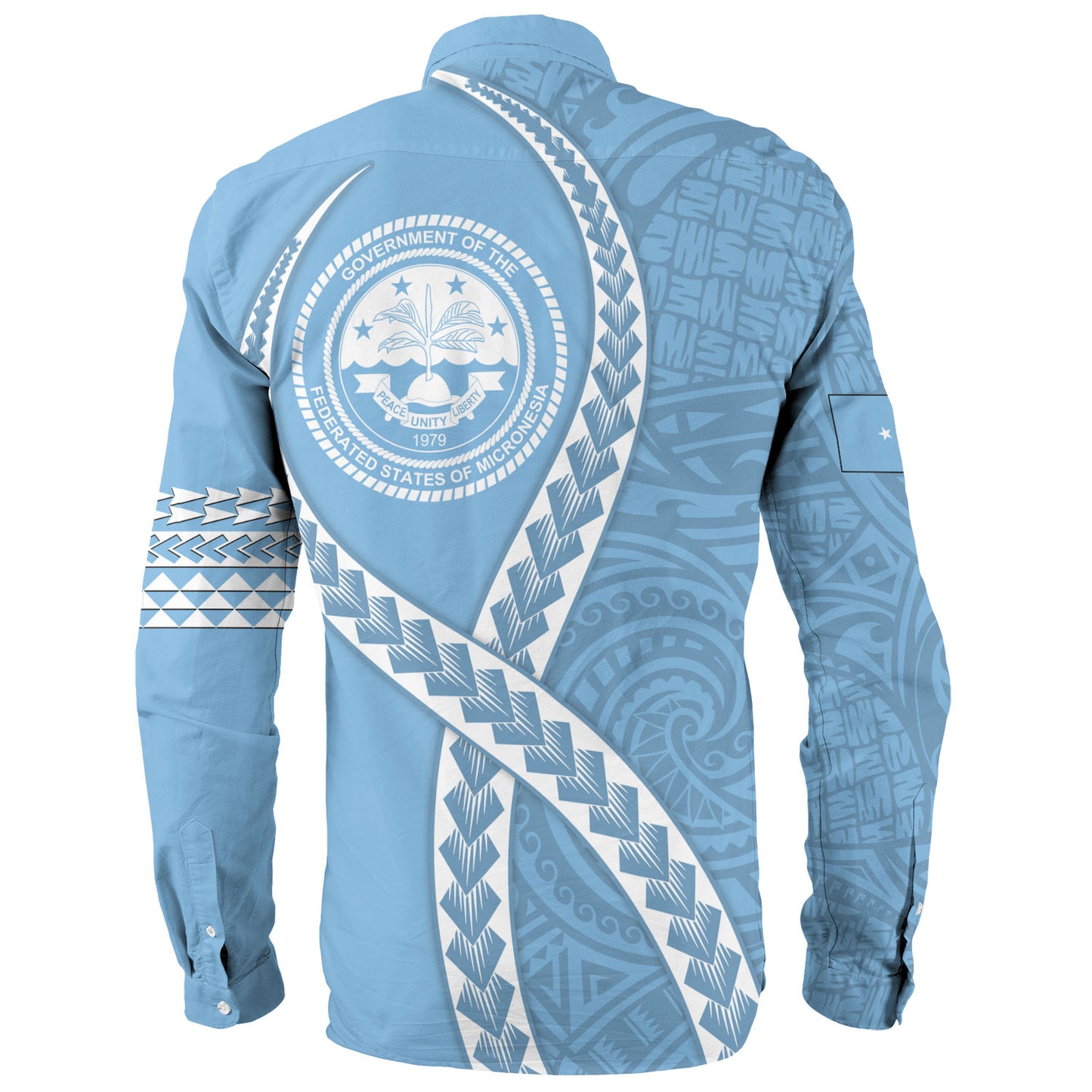 Federated States of Micronesia Long Sleeve Shirt Tribal Polynesian In My Heart