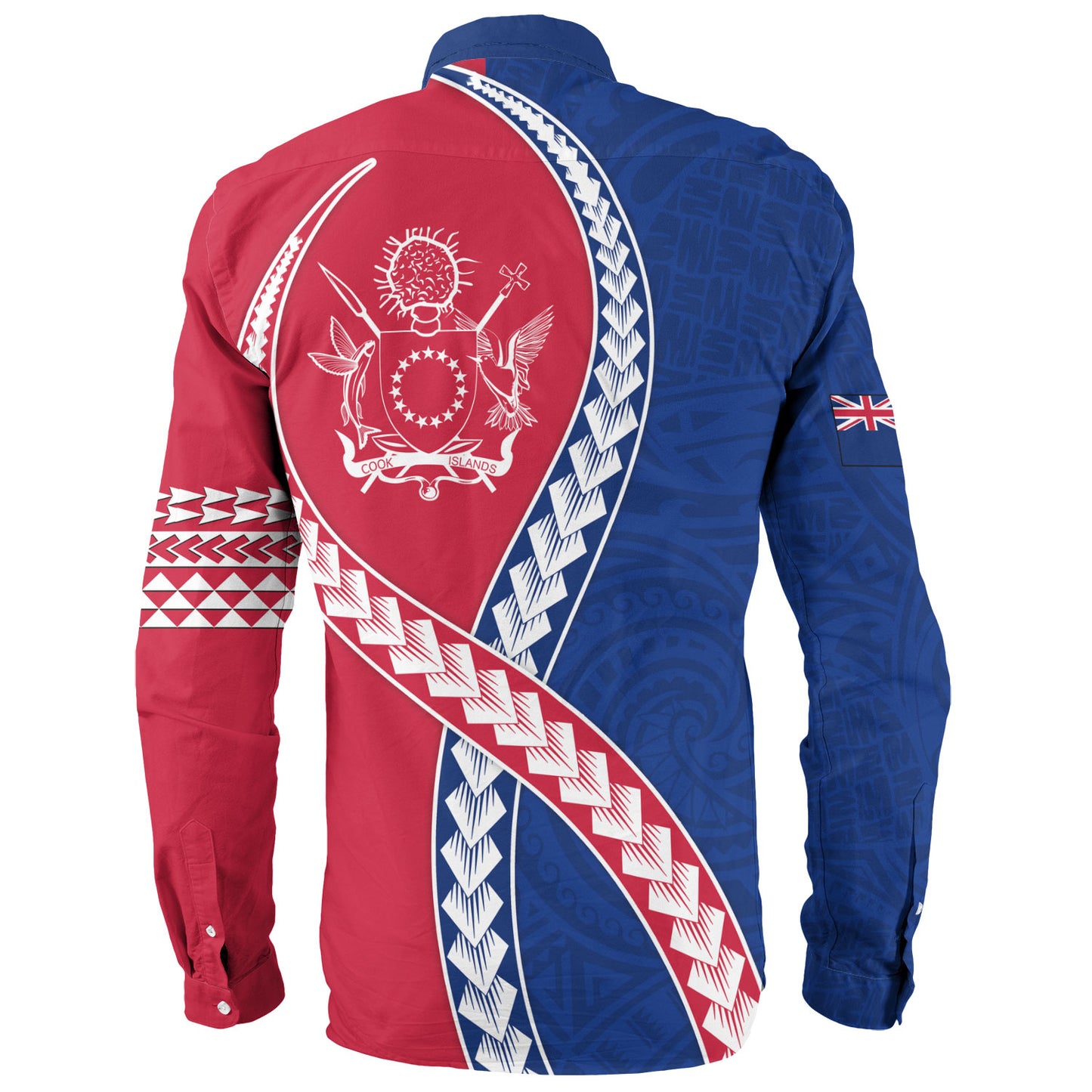 Cook Islands Long Sleeve Shirt Tribal Polynesian In My Heart