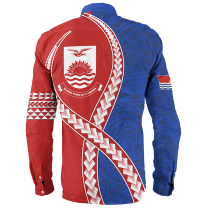 Kiribati Long Sleeve Shirt Tribal Polynesian In My Heart