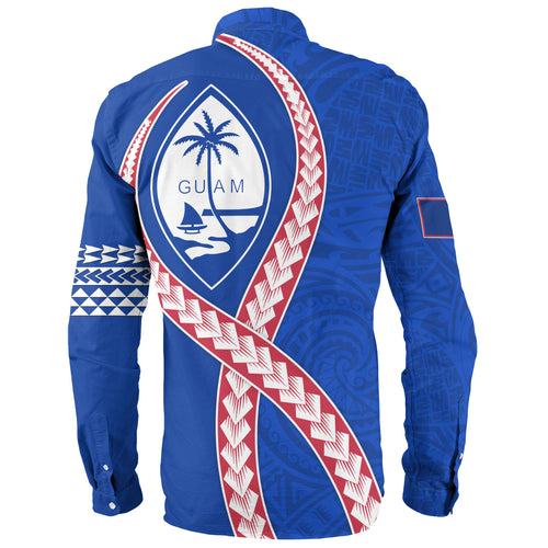 Guam Long Sleeve Shirt Tribal Polynesian In My Heart