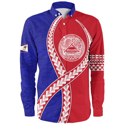 American Samoa Long Sleeve Shirt Tribal Polynesian In My Heart