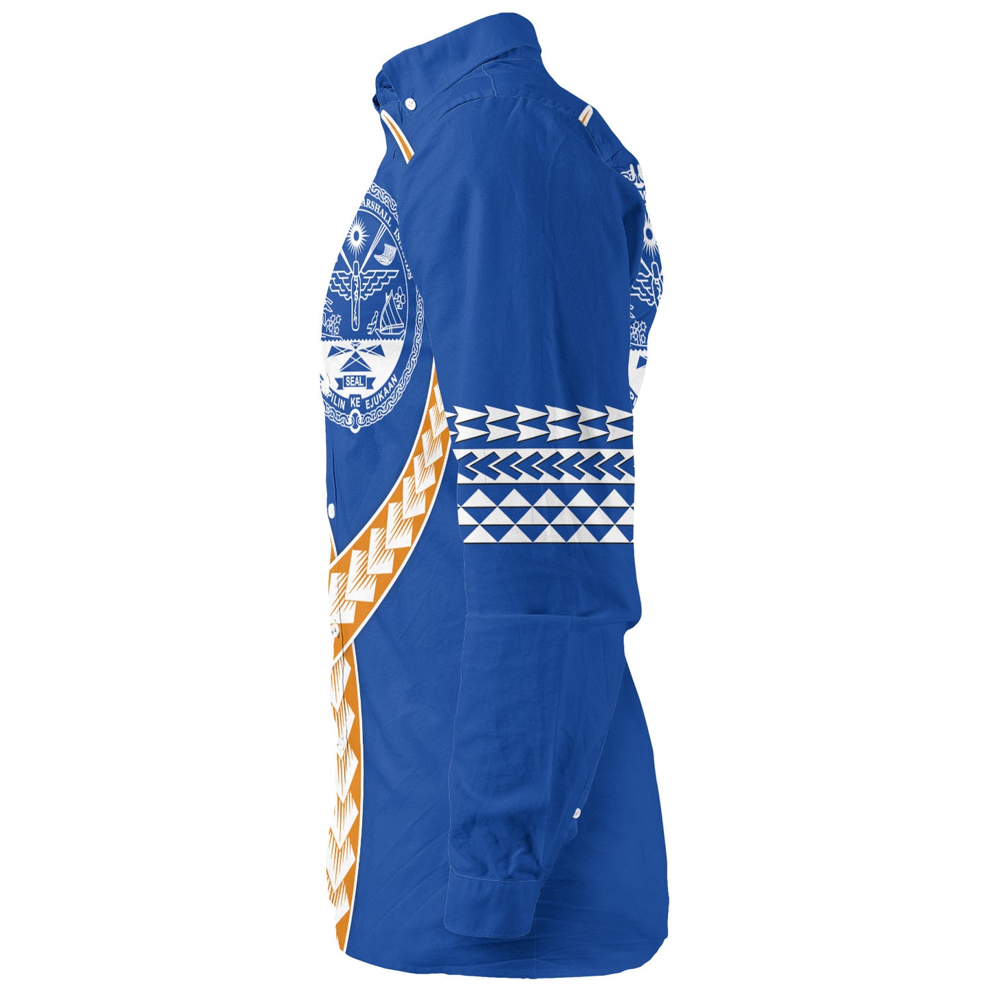 Marshall Islands Long Sleeve Shirt Tribal Polynesian In My Heart