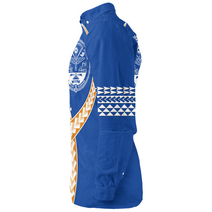 Marshall Islands Long Sleeve Shirt Tribal Polynesian In My Heart