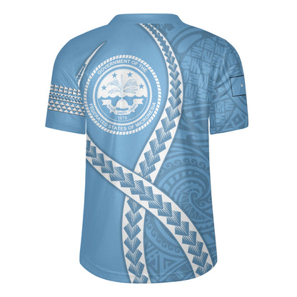 Federated States of Micronesia Rugby Jersey Tribal Polynesian In My Heart