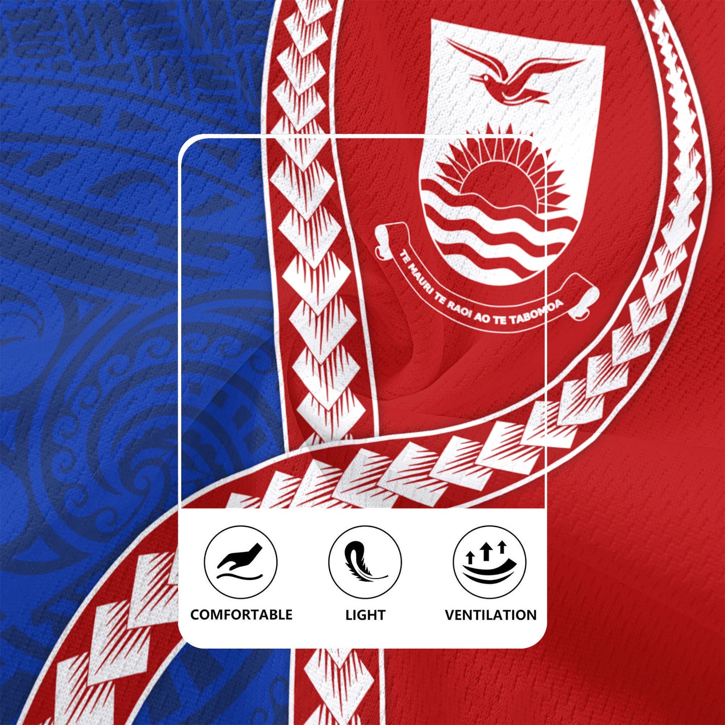 Kiribati Rugby Jersey Tribal Polynesian In My Heart