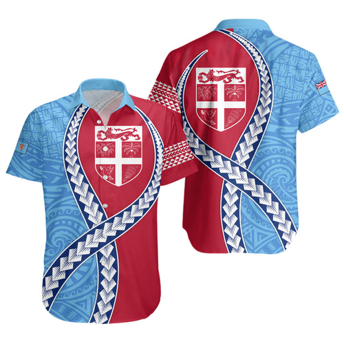 Fiji Short Sleeve Shirt Tribal Polynesian In My Heart