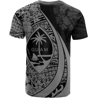 Guam T-Shirt Custom Hibiscus Flower Symbols Style