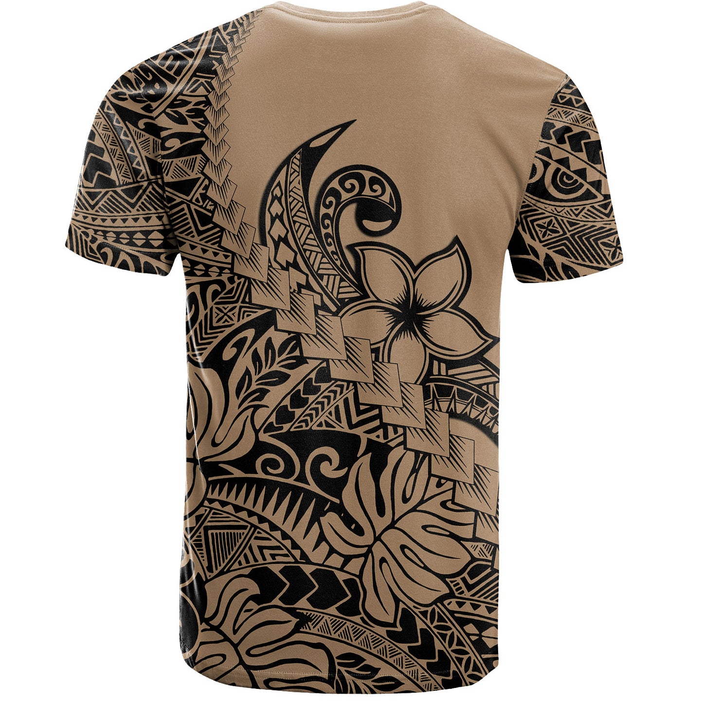 Polynesian T-Shirt Tribal Plumeria Beautiful