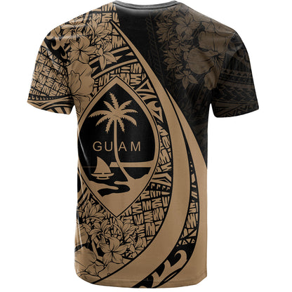 Guam T-Shirt Custom Hibiscus Flower Symbols Style