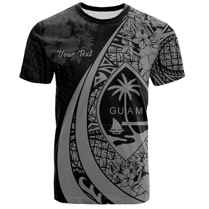 Guam T-Shirt Custom Hibiscus Flower Symbols Style