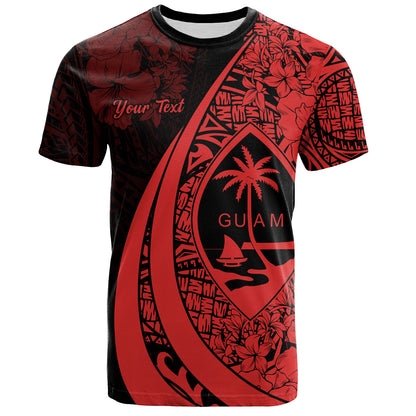 Guam T-Shirt Custom Hibiscus Flower Symbols Style