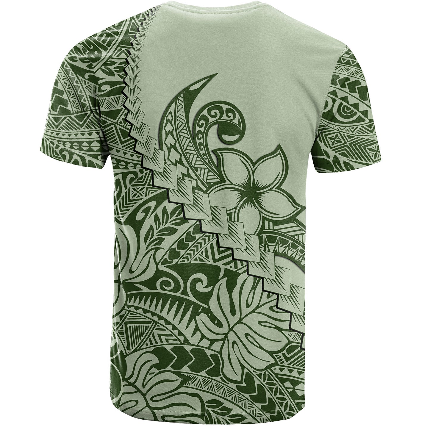 Polynesian T-Shirt Tribal Plumeria Beautiful