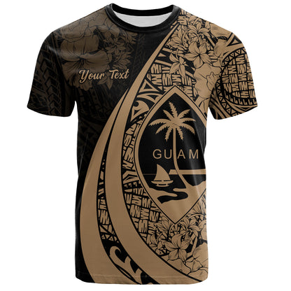 Guam T-Shirt Custom Hibiscus Flower Symbols Style