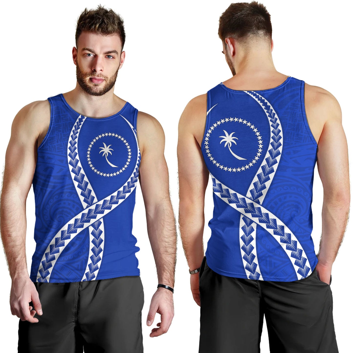 Chuuk State Tank Top Tribal Polynesian In My Heart