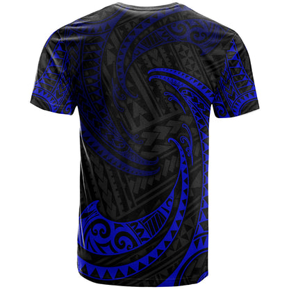 Polynesian Custom Peronalised T-shirt Tribal Wave Pattern