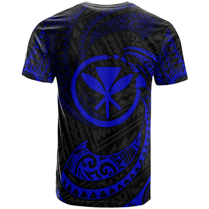 Hawaii Polynesian Custom Personalised T-Shirt - Gold Tribal Wave