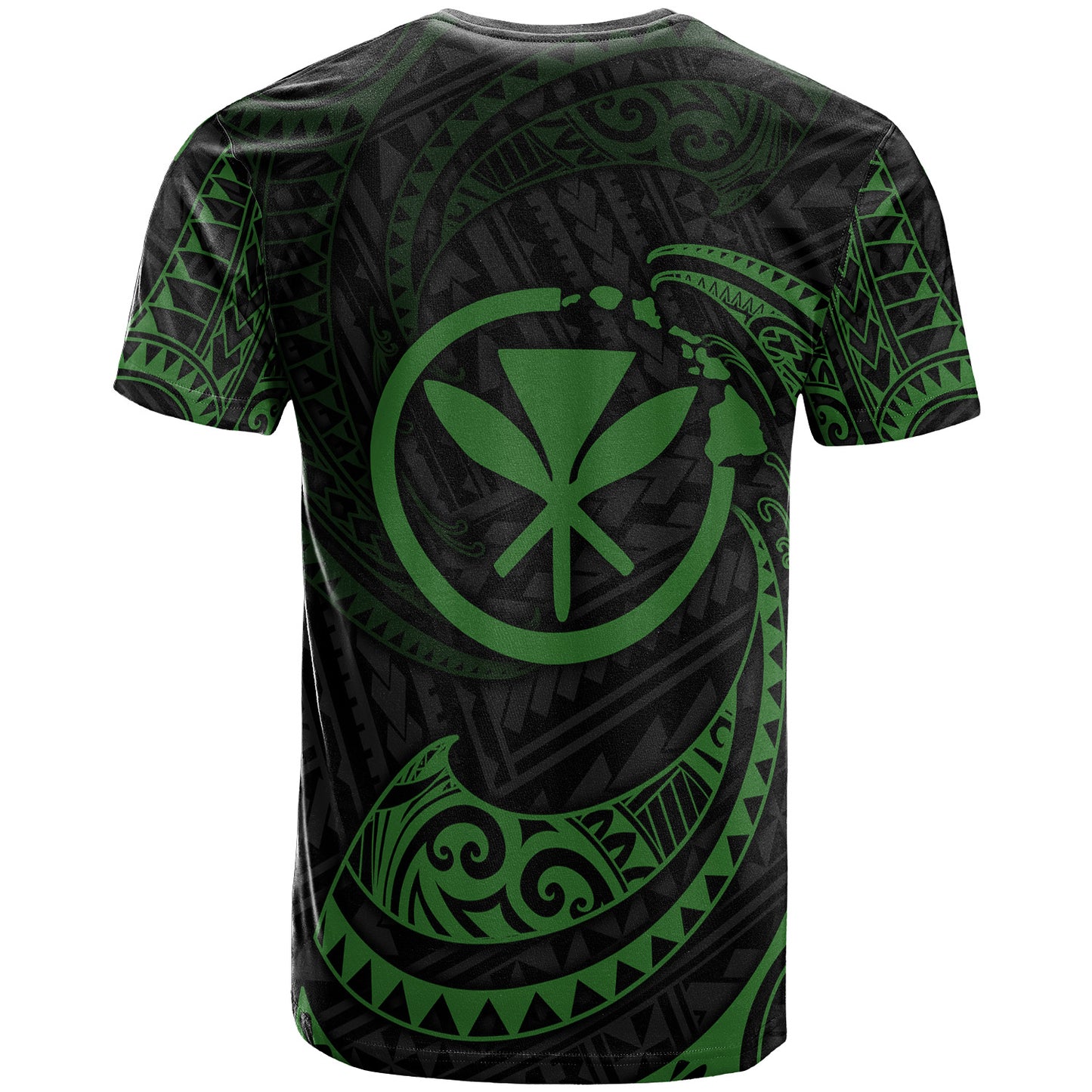 Hawaii Polynesian Custom Personalised T-Shirt - Gold Tribal Wave
