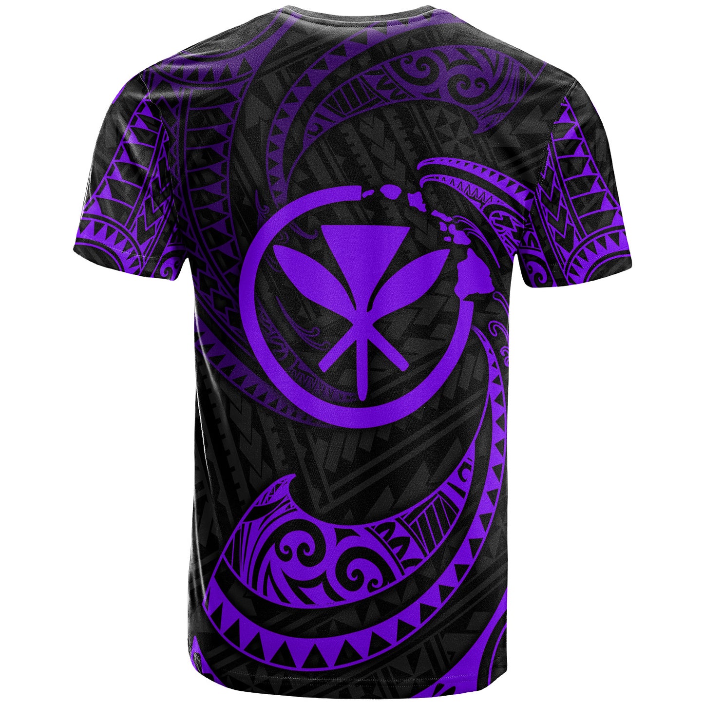 Hawaii Polynesian Custom Personalised T-Shirt - Gold Tribal Wave