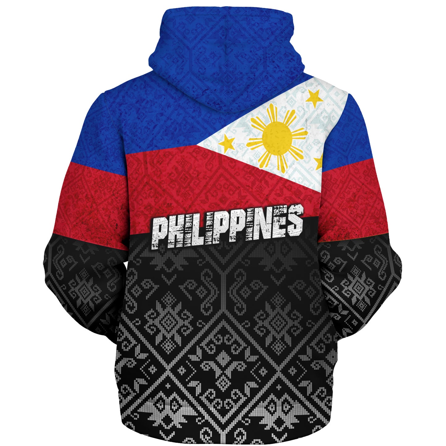 Philippines Filipinos Sherpa Hoodie Pinoy Pride Grunge Style