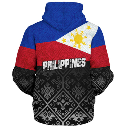 Philippines Filipinos Sherpa Hoodie Pinoy Pride Grunge Style