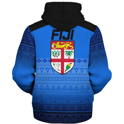 Fiji Sherpa Hoodie Fijian Rugby Style